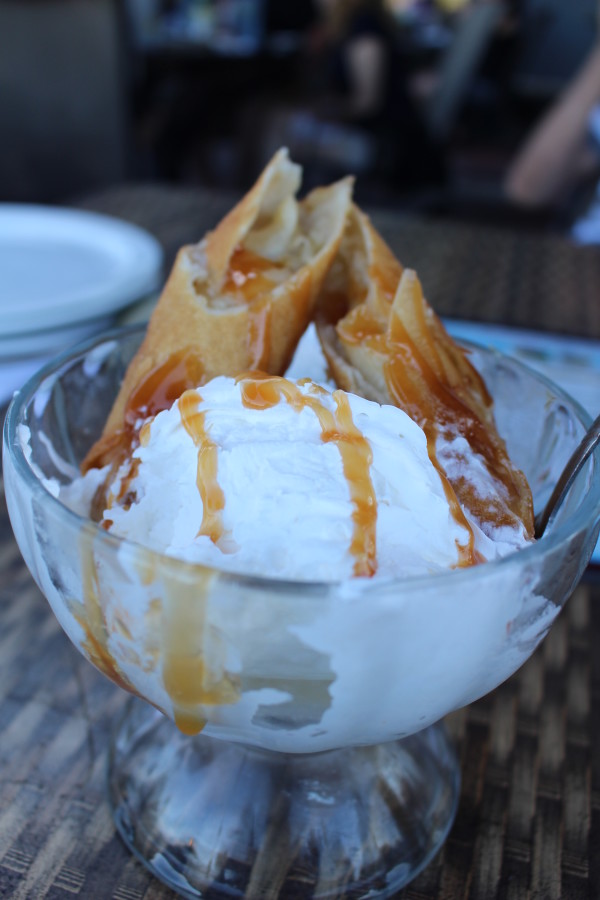 Turon (Banana-rama with side of ice cream )