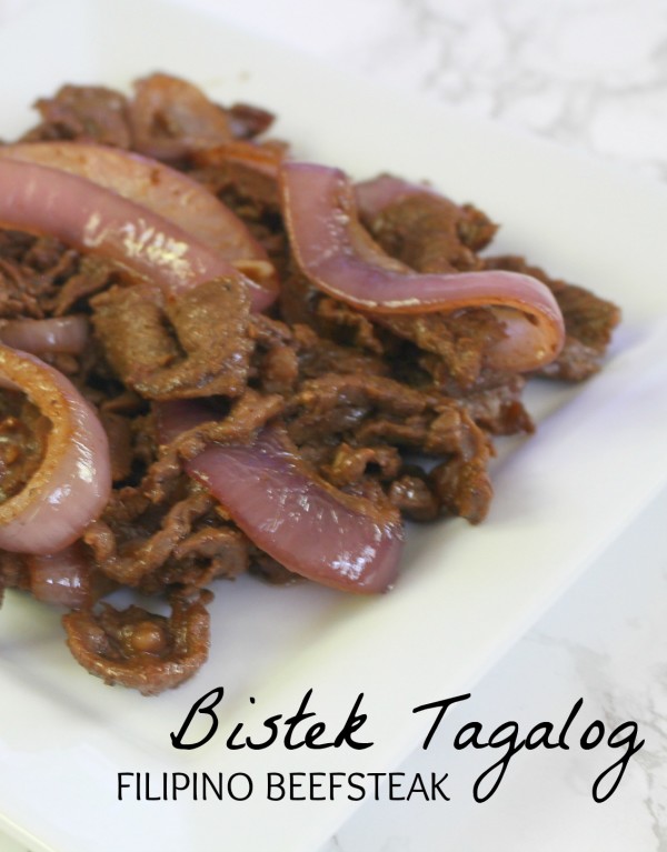 Bistek Tagalog or Filipino Beefsteak