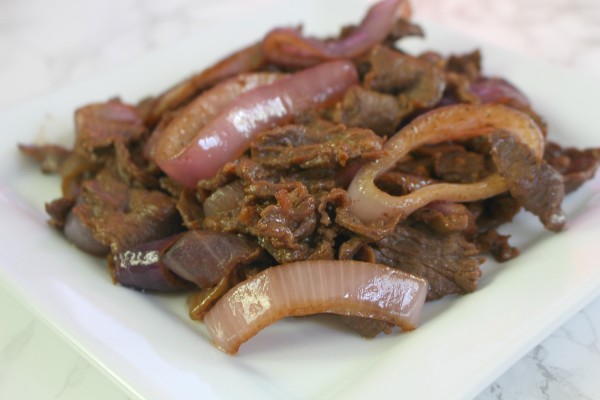 Bistek Tagalog or Filipino Beefsteak