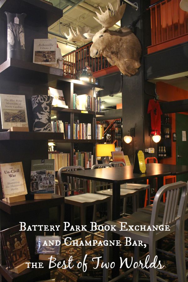 Battery Park Book Exchange and Champagne Bar,  the Best of Two Worlds