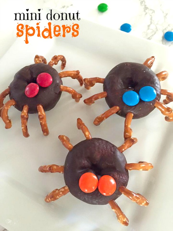Mini Donut Spiders