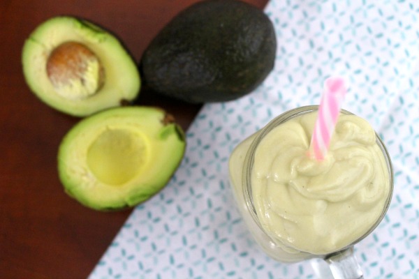Two Ingredient Healthy Avocado Smoothie