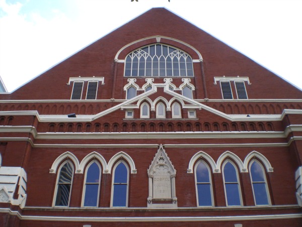 The Original Home of Real Country Music: Ryman Auditorium