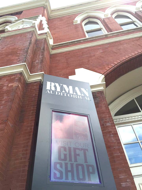 The Original Home of Real Country Music: Ryman Auditorium