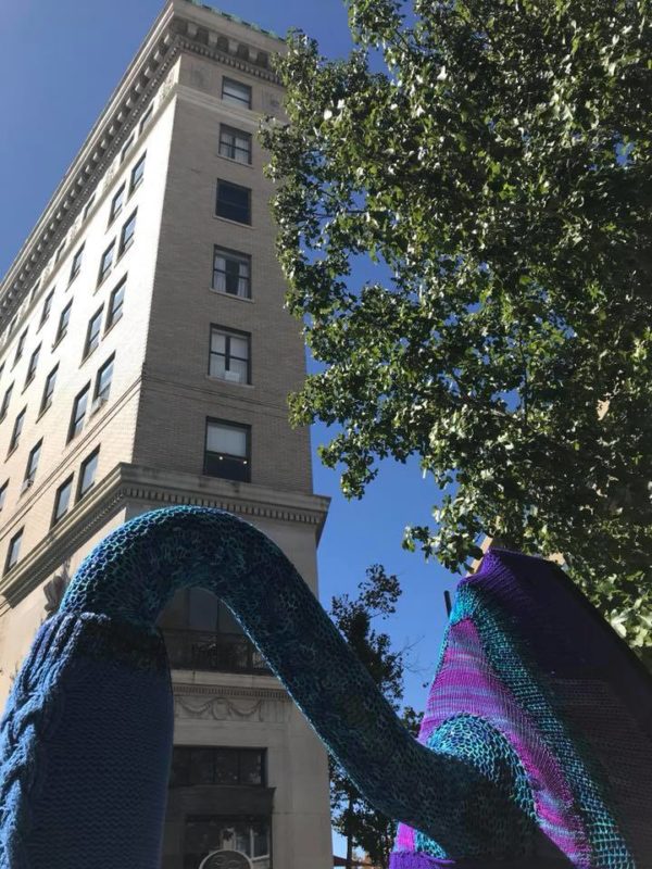 Yarn Bombing in Asheville is Back!