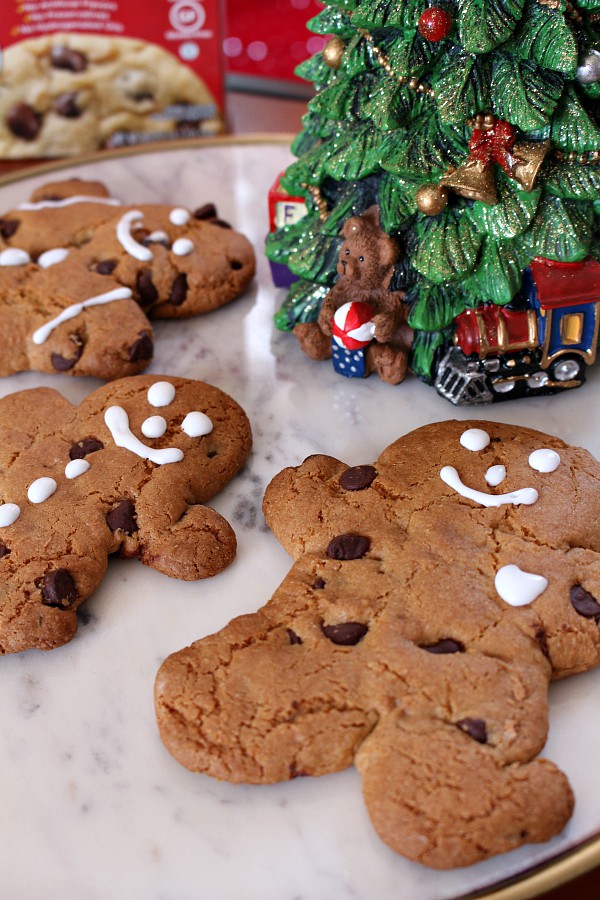 Immaculate Chocolate Chip Gingerbread Man Cookies