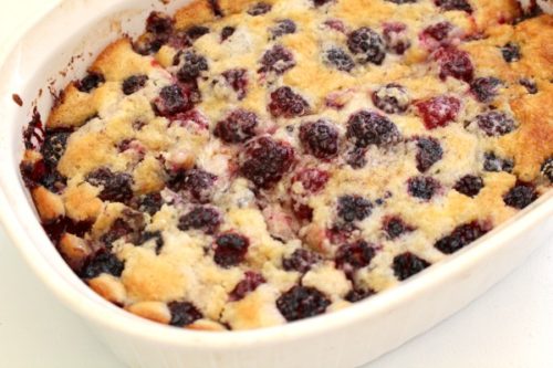 Quick Blackberry Cobbler - A Thousand Country Roads