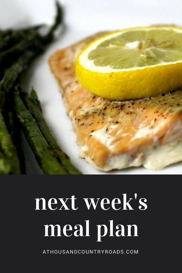 Next Week's Meal Plan: Vol. 2