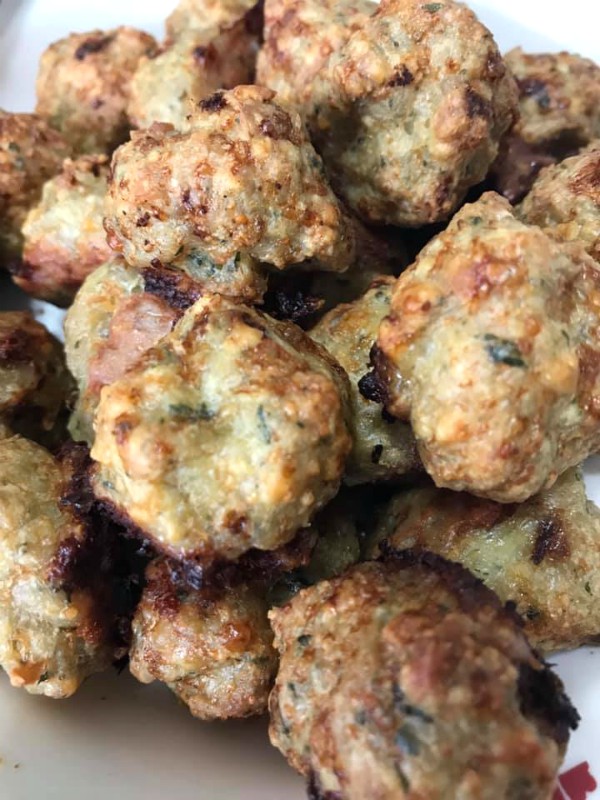 Baked Chicken Meatballs