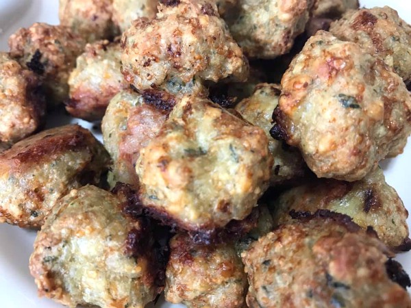 Baked Chicken Meatballs