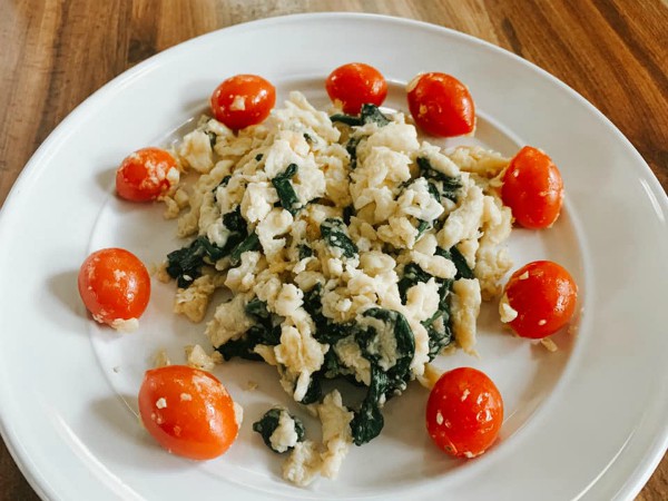 Spinach and Cheese Omelet