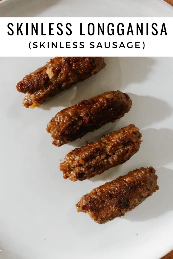 Skinless Longganisa (Skinless Sausage)