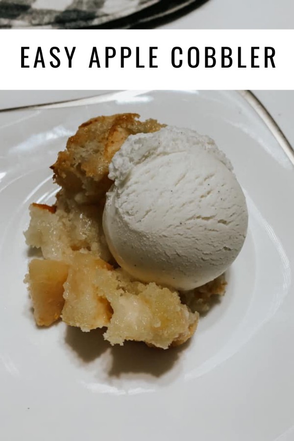 Easy Apple Cobbler