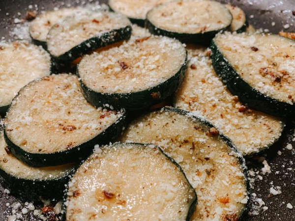 Sauteed Zucchini with Parmesan