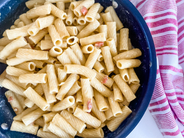 Pasta alla Carbonara with Pancetta