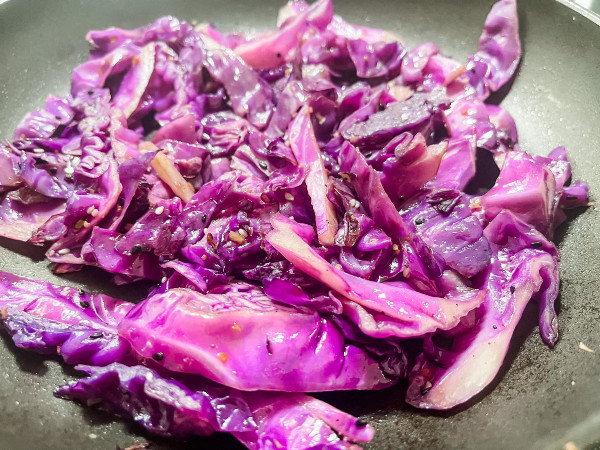 Sautéed Red Cabbage