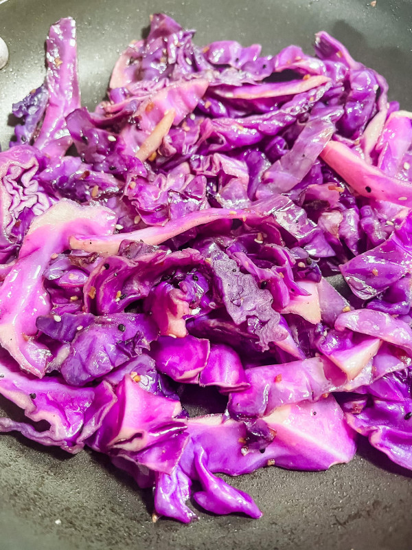 Sautéed Red Cabbage