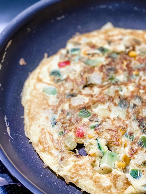 Vegetable Hash Omelette