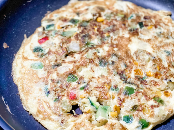 Vegetable Hash Omelette