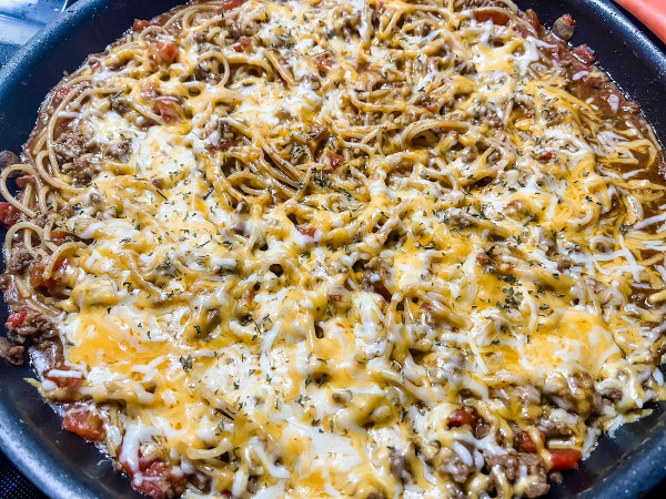 One-Pot Taco Spaghetti