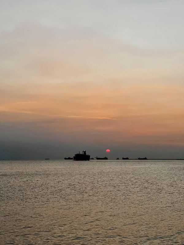The Magnificent Sunset Over Manila Bay