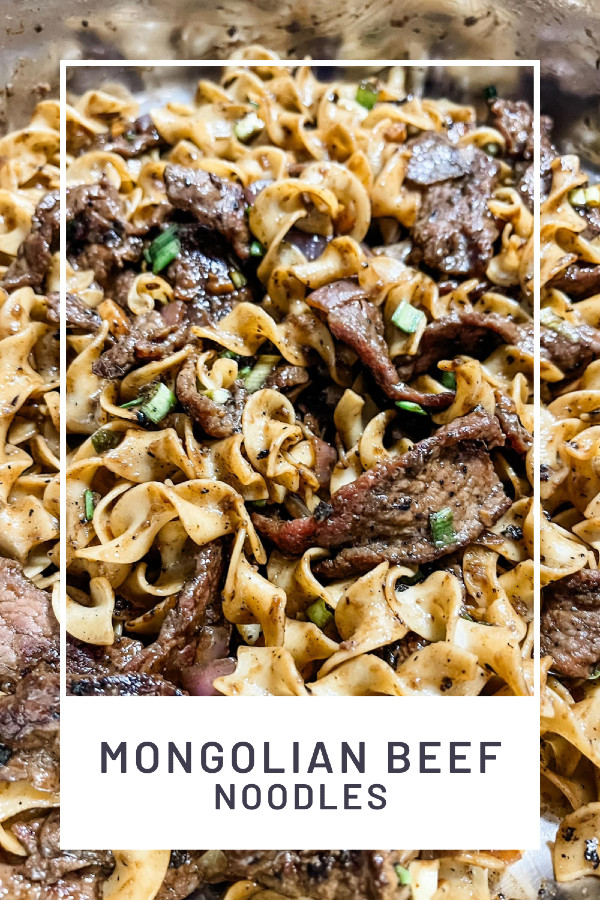 Mongolian Beef Noodles